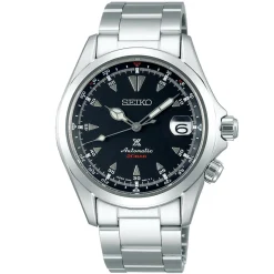 SEIKO PROSPEX – Alpinist Black Dial Compass Bracelet Watch SPB117J1