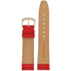 STRATFORD Red Lizard Grain Leather Watch Strap W407