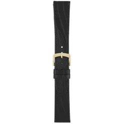 Tate | Black Teju Lizard Grain Watch Strap | WH400