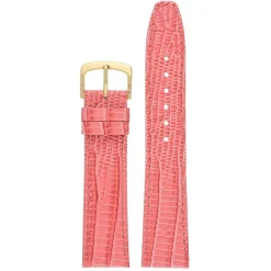 Tate | Pink Teju Lizard Grain Watch Strap | WH409