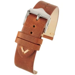 THRUXTON Tan Vintage Distressed Leather Watch Strap WV101