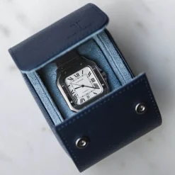 Time Travel | St Tropez Single Watch Roll | Blue
