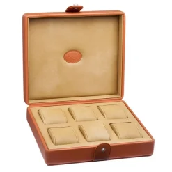 Underwood | Tan Leather Watch Storage Box | UN/210CALFTAN