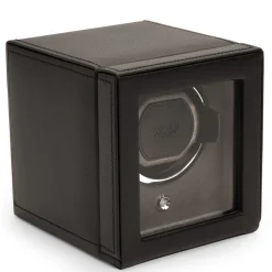 WOLF – Cub Black Pebble Watch Winder With Cover 461103