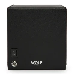WOLF – Cub Black Pebble Watch Winder With Cover 461103
