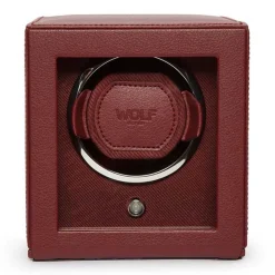 WOLF | Cub Bordeaux Single Watch Winder With Cover | 461126