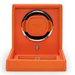 WOLF | Cub Orange Single Watch Winder With Cover | 461139