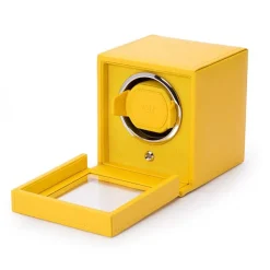WOLF | Cub Yellow Single Watch Winder With Cover | 461192
