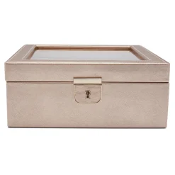 WOLF – Palermo 6 Piece Watch Storage Box in Rose Gold 213816