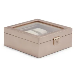 WOLF – Palermo 6 Piece Watch Storage Box in Rose Gold 213816