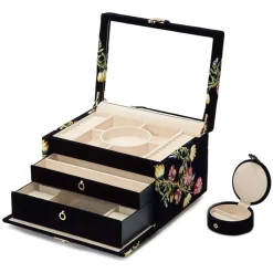 Wolf | Zoe Medium Jewellery Box Indigo | 393116