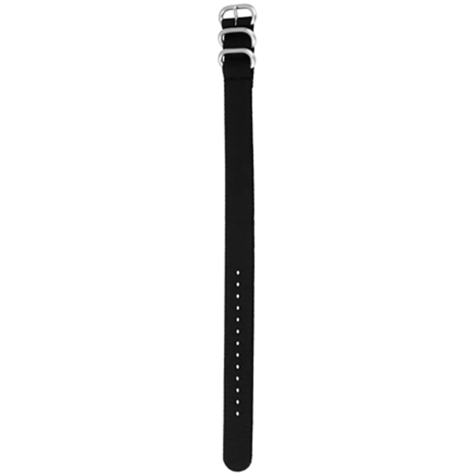 ZULU Black Watch Strap Nylon Heavy Duty Buckle ZU1